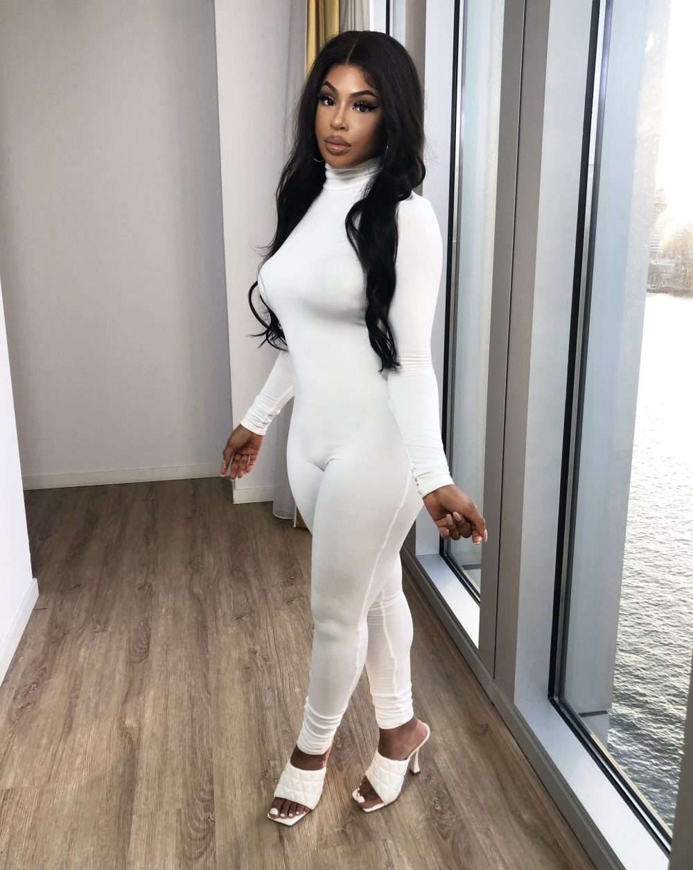 Angel on earth jumpsuit white