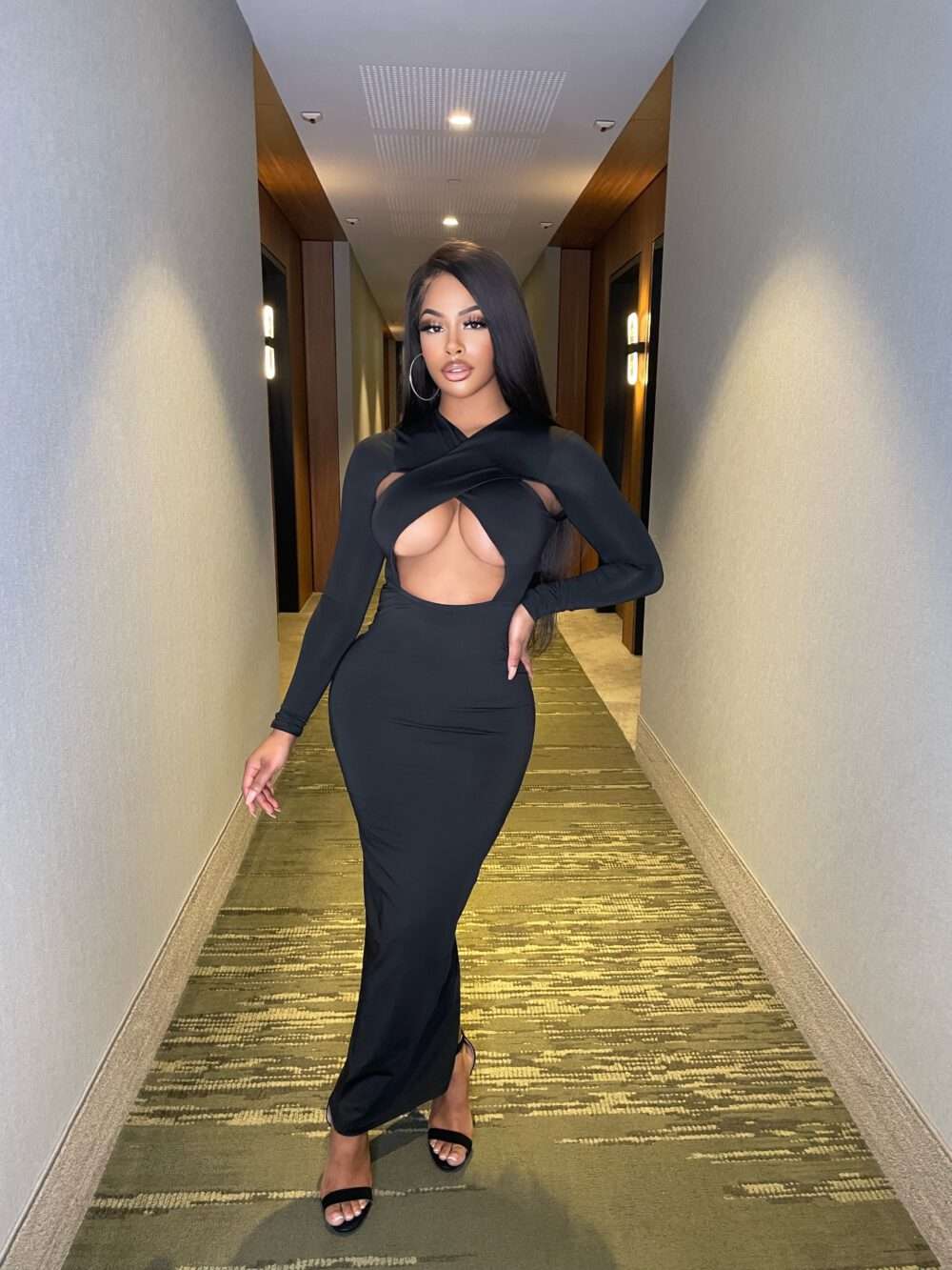 Cross who? Dress black