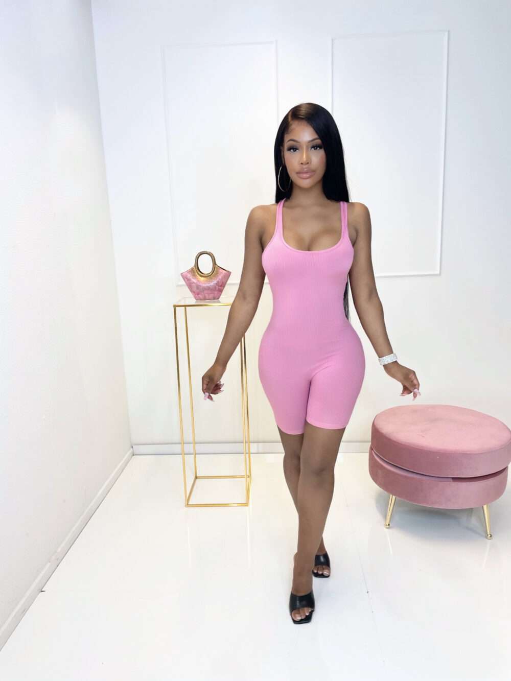 Pink romper