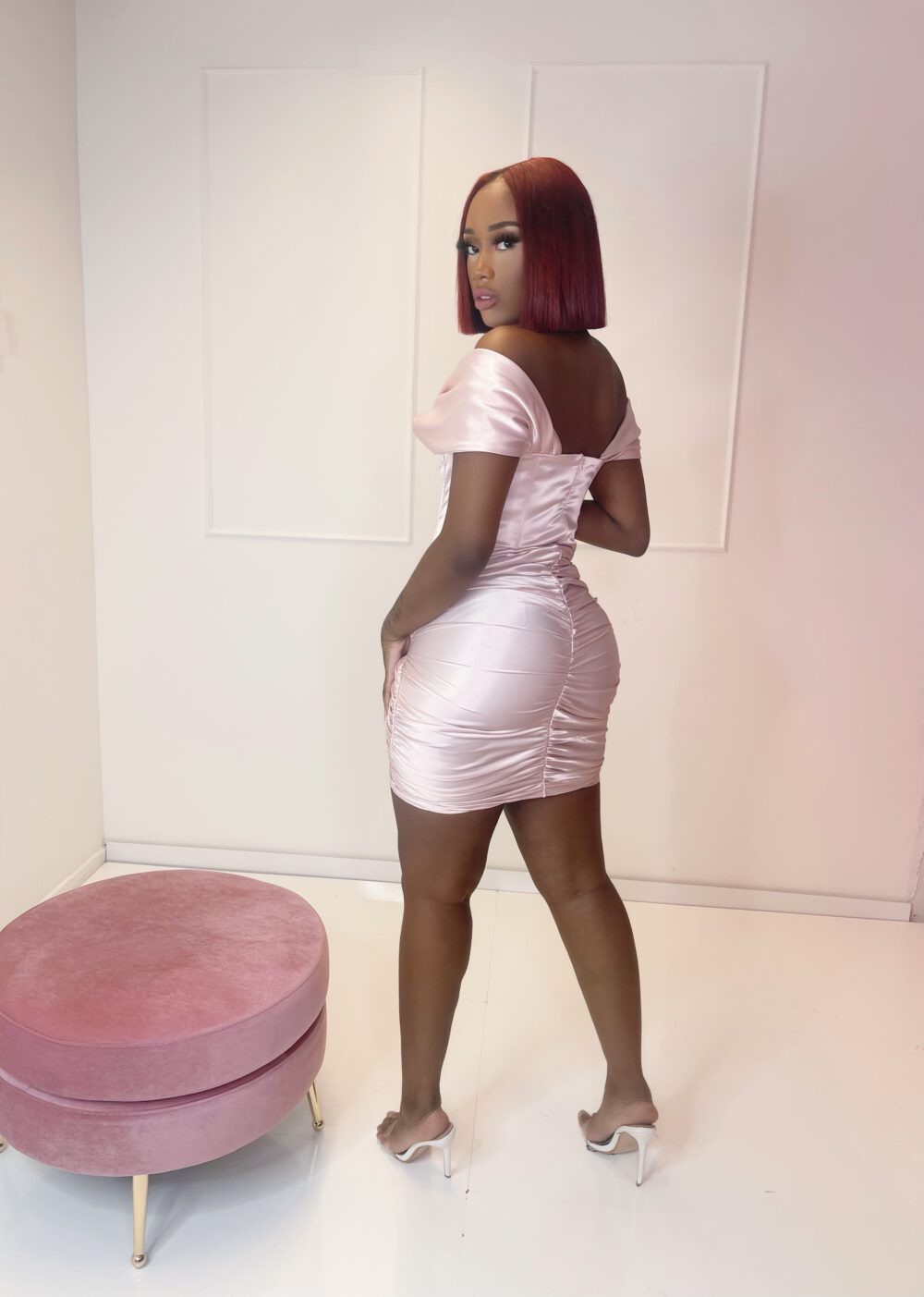 Silk bratz dress pink - Afbeelding 2