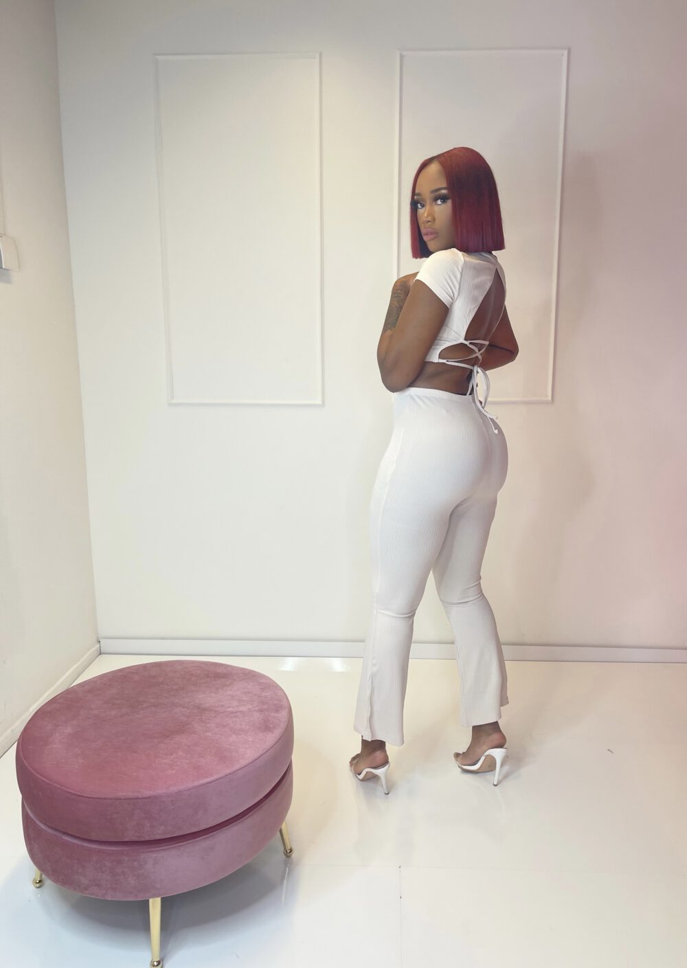 Ribbed 2piece nude - Afbeelding 2