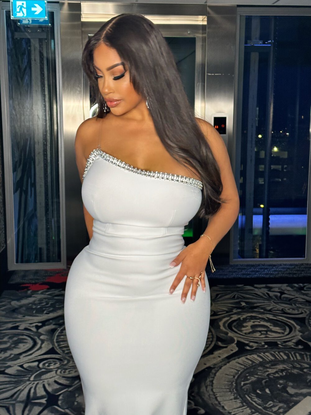 Top 1 Dress white