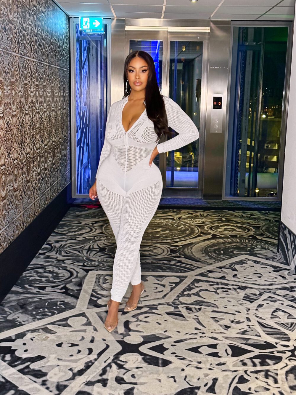 Body Jumpsuit White