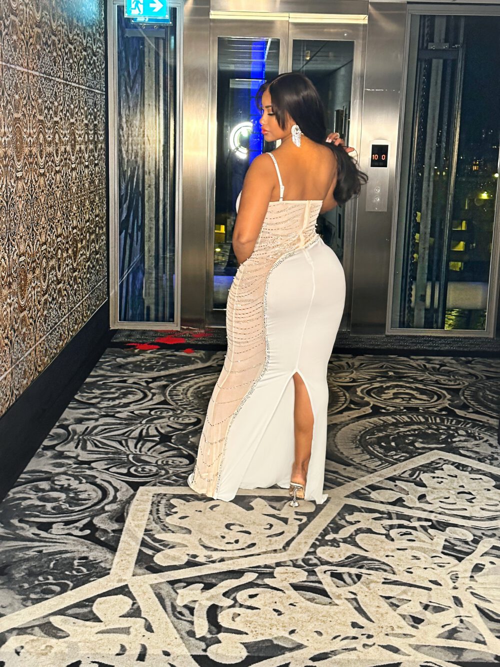 Angel Vibes Dress White - Afbeelding 2